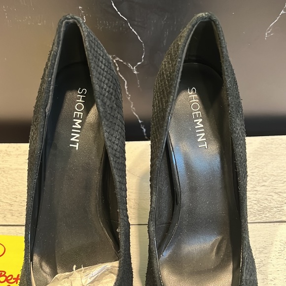 Shoemint Addie Suede Platform High Heels Size 6.5 - Picture 8 of 13